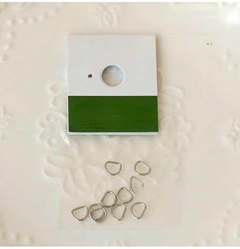 20 Stück Mini-Knöpfe für DIY Puppenkleidung, Taschen, Jeans, Metallschnallen, handgefertigte Kleidung, Scrapbooking-Knöpfe zum Nähen-1-2 Silber von QOVBD
