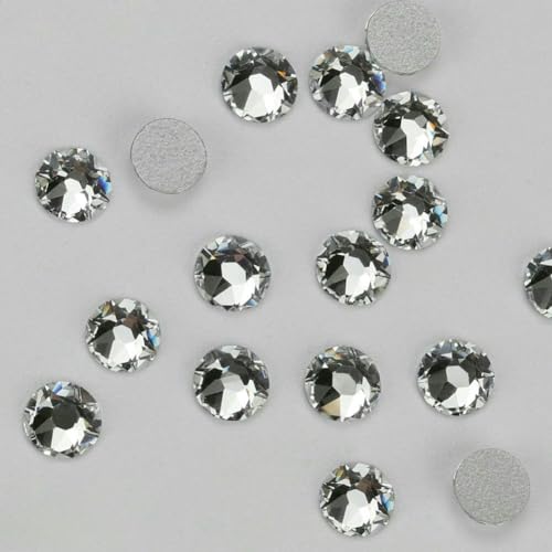2088 16 Facetten Hotfix Non-Hofix Kaltfixierung Weiß Crystal AB Stass Flatback Strasssteine DiY Nail Art - Non-Hotfix Crystal - 5mm SS20 1440 Stück 2088 16 Facetten Hotfix Non-Hofix Kaltfixierung Weiß Crystal AB Stass Flatback Strasssteine DiY Nail Art - Non-Hotfix Crystal - 5mm SS20 1440 Stück von QOVBD