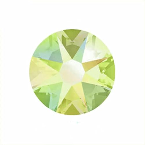 2088NOHF Schimmernde AB-Flachrücken-Glas-Strasssteine zum Aufkleben auf Kleidung, Diamant-Handarbeit, Bling-Strass, Kristall-Citrin AB-SS16, 1440 Stück 2088NOHF Schimmernde AB-Flachrücken-Glas-Strasssteine zum Aufkleben auf Kleidung, Diamant-Handarbeit, Bling-Strass, Kristall-Citrin AB-SS16, 1440 Stück von QOVBD