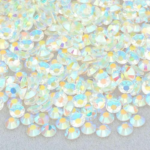 3,0 mm, 4,0 mm, 5 mm, 6 mm, Jelly Pink AB-Farbe, flache Rückseite, Strasssteine, Harz, Kristall-Strass-Applikationen, runde Nagelsteine für Heimwerker-A-032, transparent, AB-3,0 mm, 100 3,0 mm, 4,0 mm, 5 mm, 6 mm, Jelly Pink AB-Farbe, flache Rückseite, Strasssteine, Harz, Kristall-Strass-Applikationen, runde Nagelsteine für Heimwerker-A-032, transparent, AB-3,0 mm, 100 von QOVBD