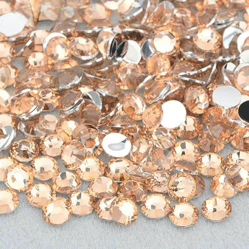 3,0 mm, 4,0 mm, 5 mm, 6 mm, Jelly Pink AB-Farbe, flache Rückseite, Strasssteine, Harz, Kristall-Strass-Applikationen, runde Nagelsteine für Heimwerkerarbeiten, A07 Hellpfirsich, 3,0 mm, 3,0 mm, 4,0 mm, 5 mm, 6 mm, Jelly Pink AB-Farbe, flache Rückseite, Strasssteine, Harz, Kristall-Strass-Applikationen, runde Nagelsteine für Heimwerkerarbeiten, A07 Hellpfirsich, 3,0 mm, von QOVBD