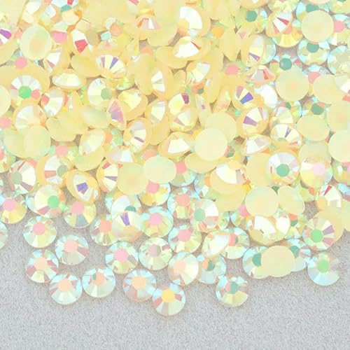 3,0 mm, 4,0 mm, 5 mm, 6 mm, Jelly Pink AB-Farbe, flache Rückseite, Strasssteine, Harz, Kristall-Strass-Applikationen, runde Nagelsteine für Heimwerkerarbeiten, A47 Jelly Lt.PeachAB, 6 m 3,0 mm, 4,0 mm, 5 mm, 6 mm, Jelly Pink AB-Farbe, flache Rückseite, Strasssteine, Harz, Kristall-Strass-Applikationen, runde Nagelsteine für Heimwerkerarbeiten, A47 Jelly Lt.PeachAB, 6 m von QOVBD