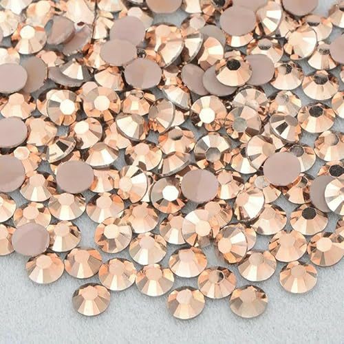 3,0 mm, 4,0 mm, 5 mm, 6 mm, Jelly Pink AB-Farbe, flache Rückseite, Strasssteine, Harzkristall-Strass-Applikationen, runde Nagelsteine für Heimwerkerarbeiten, A-037 Roségold, 6 mm, 200 S 3,0 mm, 4,0 mm, 5 mm, 6 mm, Jelly Pink AB-Farbe, flache Rückseite, Strasssteine, Harzkristall-Strass-Applikationen, runde Nagelsteine für Heimwerkerarbeiten, A-037 Roségold, 6 mm, 200 S von QOVBD