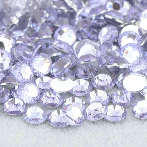 3,0 mm, 4,0 mm, 5 mm, 6 mm, Jelly Pink AB-Farbe, flache Rückseite, Strasssteine, Harzkristall-Strass-Applikationen, runde Nagelsteine für Heimwerkerarbeiten, A11 Heller Amethyst, 3,0 mm 3,0 mm, 4,0 mm, 5 mm, 6 mm, Jelly Pink AB-Farbe, flache Rückseite, Strasssteine, Harzkristall-Strass-Applikationen, runde Nagelsteine für Heimwerkerarbeiten, A11 Heller Amethyst, 3,0 mm von QOVBD