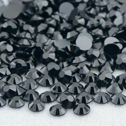 3,0 mm, 4,0 mm, 5 mm, 6 mm, Jelly Pink AB-Farbe, flache Rückseite, Strasssteine, Harzkristall-Strass-Applikationen, runde Nagelsteine für Heimwerkerarbeiten, A27 Schwarz, 5 mm, 500 Stüc 3,0 mm, 4,0 mm, 5 mm, 6 mm, Jelly Pink AB-Farbe, flache Rückseite, Strasssteine, Harzkristall-Strass-Applikationen, runde Nagelsteine für Heimwerkerarbeiten, A27 Schwarz, 5 mm, 500 Stüc von QOVBD
