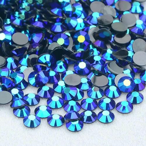 3,0 mm, 4,0 mm, 5 mm, 6 mm, Jelly Pink AB-Farbe, flache Rückseite, Strasssteine, Harzkristall-Strass-Applikationen, runde Nagelsteine für Heimwerkerarbeiten, A60 Lila Blau AB, 5 mm, 500 3,0 mm, 4,0 mm, 5 mm, 6 mm, Jelly Pink AB-Farbe, flache Rückseite, Strasssteine, Harzkristall-Strass-Applikationen, runde Nagelsteine für Heimwerkerarbeiten, A60 Lila Blau AB, 5 mm, 500 von QOVBD