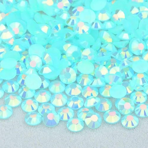 3,0 mm, 4,0 mm, 5 mm, 6 mm, Jelly Pink AB-Farbe, flache Rückseite, Strasssteine, Harzkristall-Strass-Applikationen, runde Nagelsteine für Heimwerkerarbeiten, A66AquamarineAB, 5 mm, 500 3,0 mm, 4,0 mm, 5 mm, 6 mm, Jelly Pink AB-Farbe, flache Rückseite, Strasssteine, Harzkristall-Strass-Applikationen, runde Nagelsteine für Heimwerkerarbeiten, A66AquamarineAB, 5 mm, 500 von QOVBD