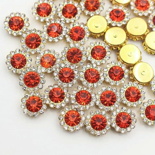 30–100 Stück goldene Blumen-Strasssteine, Glitzerkristalle, Ziersteine, Perlen, Kleidungsstücke, Basteln, zum Aufnähen von Strasssteinen für Kleidung, Edelsteine, Hyazinthe, G, 8 mm, 100 Stück 30–100 Stück goldene Blumen-Strasssteine, Glitzerkristalle, Ziersteine, Perlen, Kleidungsstücke, Basteln, zum Aufnähen von Strasssteinen für Kleidung, Edelsteine, Hyazinthe, G, 8 mm, 100 Stück von QOVBD