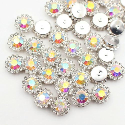 30–100 Stück goldene Blumen-Strasssteine, Glitzerkristalle, Ziersteine, Perlen, Kleidungsstücke, Basteln, zum Aufnähen von Strasssteinen für Kleidung, Edelsteine, KristallAB, S, 10 mm, 30 Stück 30–100 Stück goldene Blumen-Strasssteine, Glitzerkristalle, Ziersteine, Perlen, Kleidungsstücke, Basteln, zum Aufnähen von Strasssteinen für Kleidung, Edelsteine, KristallAB, S, 10 mm, 30 Stück von QOVBD