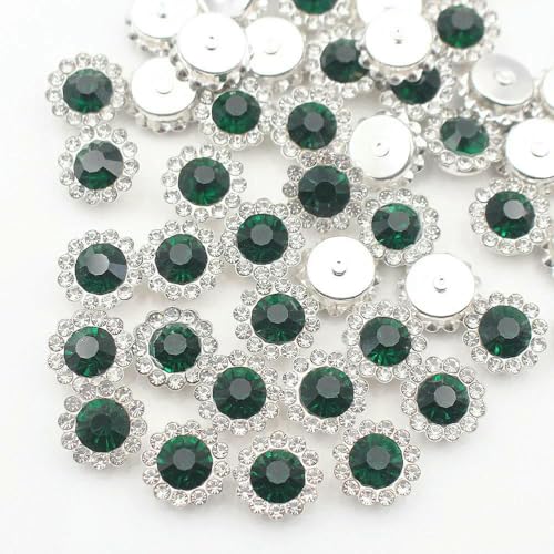 30–100 Stück goldene Blumen-Strasssteine, Glitzerkristalle, Ziersteine, Perlen, Kleidungsstücke, Basteln, zum Aufnähen von Strasssteinen für Kleidung, Edelsteine, Smaragdgrün, S, 12 mm, 30 Stück 30–100 Stück goldene Blumen-Strasssteine, Glitzerkristalle, Ziersteine, Perlen, Kleidungsstücke, Basteln, zum Aufnähen von Strasssteinen für Kleidung, Edelsteine, Smaragdgrün, S, 12 mm, 30 Stück von QOVBD
