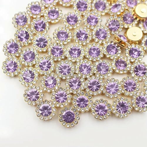 30–100 Stück goldene Blumen-Strasssteine, Glitzerkristalle, Ziersteine, Perlen, Kleidungsstücke, Basteln, zum Aufnähen von Strasssteinen für Kleidung, Edelsteine, Tansanit, G, 12 mm, 30 Stück 30–100 Stück goldene Blumen-Strasssteine, Glitzerkristalle, Ziersteine, Perlen, Kleidungsstücke, Basteln, zum Aufnähen von Strasssteinen für Kleidung, Edelsteine, Tansanit, G, 12 mm, 30 Stück von QOVBD