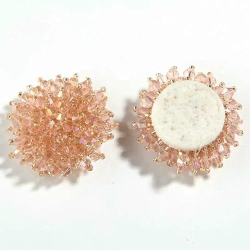 37 mm, 3,6 cm, 3D-Blumenperlen-Aufnäher, Kristall-Strass-Knöpfe, Verzierung, modische Stoff-Filz-Applikation für Taschen, Schuhe, zum Aufnähen, Knopf-E26-20 Stück 37 mm, 3,6 cm, 3D-Blumenperlen-Aufnäher, Kristall-Strass-Knöpfe, Verzierung, modische Stoff-Filz-Applikation für Taschen, Schuhe, zum Aufnähen, Knopf-E26-20 Stück von QOVBD