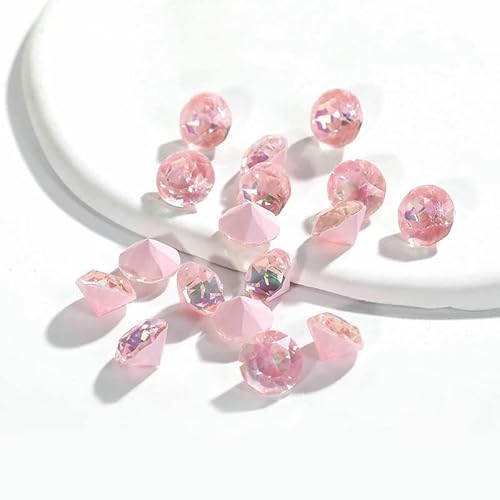 4/6/8 mm runde Strasssteine, Diamantglaskristalle, Glitzerdekorationen, spitze Schmuckherstellung, zum Aufkleben auf Nägel, Kunst, DIY-Zubehör – 508PM – 6 mm – 10 Stück 4/6/8 mm runde Strasssteine, Diamantglaskristalle, Glitzerdekorationen, spitze Schmuckherstellung, zum Aufkleben auf Nägel, Kunst, DIY-Zubehör – 508PM – 6 mm – 10 Stück von QOVBD