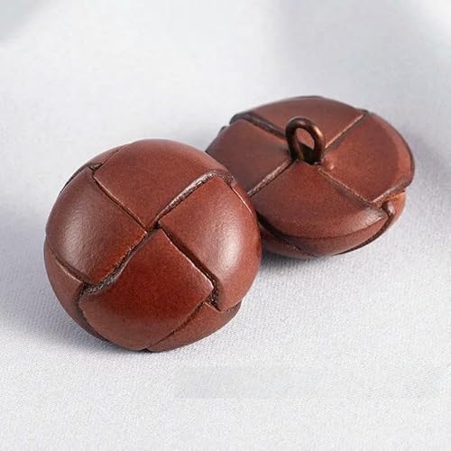 4 Stück 18/23/25 mm farbige Lederknöpfe Mantel Windbreaker Retro Knöpfe gewebt Leder dekorative Knopf Zubehör B009-Kaffee-25 mm 4 Stück 4 Stück 18/23/25 mm farbige Lederknöpfe Mantel Windbreaker Retro Knöpfe gewebt Leder dekorative Knopf Zubehör B009-Kaffee-25 mm 4 Stück von QOVBD
