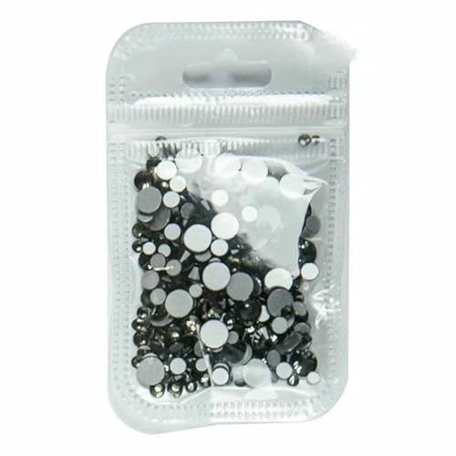 5 Gramm gemischte Größen SS3–SS30 Blau/Grün/Pink/Opal 3D-Kristall-Strasssteine für Nagelkunst, flache Rückseite, Glas-Nagelkunst-Dekoration – Schwarzer Diamant 5 Gramm gemischte Größen SS3–SS30 Blau/Grün/Pink/Opal 3D-Kristall-Strasssteine für Nagelkunst, flache Rückseite, Glas-Nagelkunst-Dekoration – Schwarzer Diamant von QOVBD