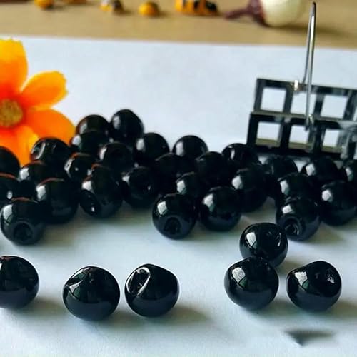 50 Stück/Los, schwarzer Perlmuttknopf, 8 mm/10 mm/12 mm, Kunstperlmuttknopf, Kleidungsstück, Nähdekoration, Zubehör, 10 mm 50 Stück/Los, schwarzer Perlmuttknopf, 8 mm/10 mm/12 mm, Kunstperlmuttknopf, Kleidungsstück, Nähdekoration, Zubehör, 10 mm von QOVBD
