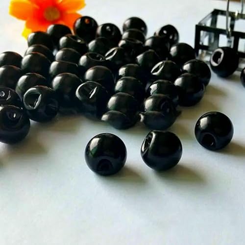 50 Stück/Los, schwarzer Perlmuttknopf, 8 mm/10 mm/12 mm, Kunstperlmuttknopf, Kleidungsstück, Nähdekoration, Zubehör, 12 mm 50 Stück/Los, schwarzer Perlmuttknopf, 8 mm/10 mm/12 mm, Kunstperlmuttknopf, Kleidungsstück, Nähdekoration, Zubehör, 12 mm von QOVBD