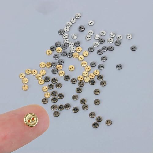 50 Stück/Los 3/4/5/6 mm handgefertigte Mini-Metallknöpfe DIY Puppenkleidung Nähen runde Knöpfe DIY Puppenkleidung Zubehör-Bronze-3,0 mm 50 Stück/Los 3/4/5/6 mm handgefertigte Mini-Metallknöpfe DIY Puppenkleidung Nähen runde Knöpfe DIY Puppenkleidung Zubehör-Bronze-3,0 mm von QOVBD