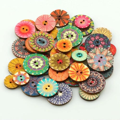 50 Stück 15/20/25 mm Farbe Runde Holzknöpfe zum Nähen für Zuhause DIY Mode Kleidung Dekoration Scrapbook-Zubehör-20 mm 50 Stück 15/20/25 mm Farbe Runde Holzknöpfe zum Nähen für Zuhause DIY Mode Kleidung Dekoration Scrapbook-Zubehör-20 mm von QOVBD