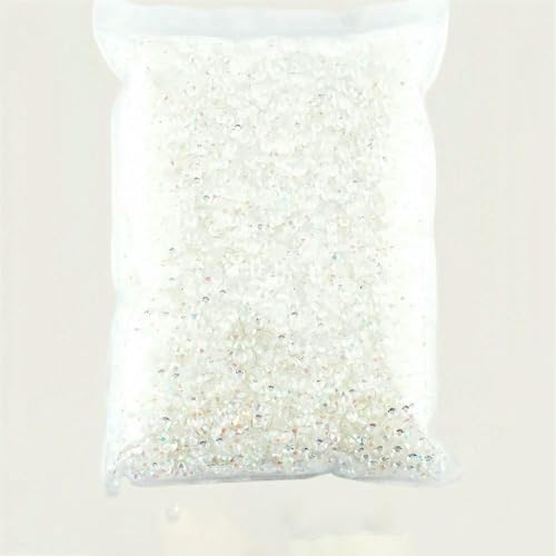 500 g 2–6 mm Schwarz/Weiß/Mineral-Serie Harz-Strasssteine, nicht Hotfix, flache Rückseite, Kristalle, Strass-Glitzer, großes Paket, Stein, transparentes Weiß AB, 4,0 mm, 50.000 Stück 500 g 2–6 mm Schwarz/Weiß/Mineral-Serie Harz-Strasssteine, nicht Hotfix, flache Rückseite, Kristalle, Strass-Glitzer, großes Paket, Stein, transparentes Weiß AB, 4,0 mm, 50.000 Stück von QOVBD