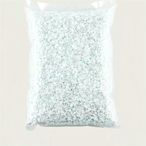 500 g 2–6 mm Schwarz/Weiß/Mineral-Serie Harz-Strasssteine, nicht Hotfix, flache Rückseite, Kristalle, Strass-Glitzer, großes Paket, Steinweiß AB-6 mm, 10.000 Stück 500 g 2–6 mm Schwarz/Weiß/Mineral-Serie Harz-Strasssteine, nicht Hotfix, flache Rückseite, Kristalle, Strass-Glitzer, großes Paket, Steinweiß AB-6 mm, 10.000 Stück von QOVBD