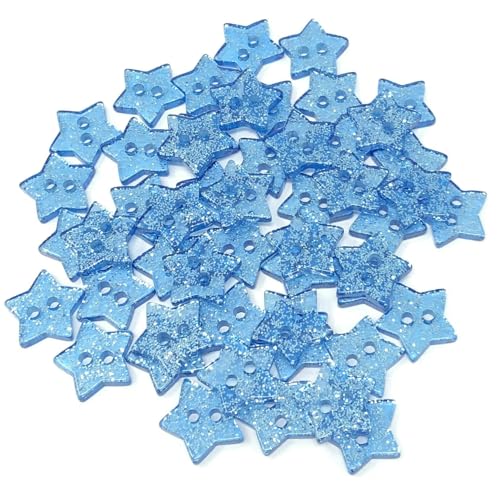 50pcs 14.0mm Resin Glitter Star 2 Holes Buttons DIY Dress Sewing Accessories Sparkle Christmas Embellishment For Cardmaking-blue 50pcs 14.0mm Resin Glitter Star 2 Holes Buttons DIY Dress Sewing Accessories Sparkle Christmas Embellishment For Cardmaking-blue von QOVBD