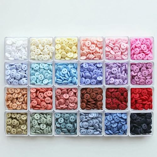 50pcs 7.5mm Mini Buttons Needlework Resin 2 Holes Button for Cartoon Dolls Clothes Shoes Scrapbooking Sewing Garment-24 Black-50pcs 50pcs 7.5mm Mini Buttons Needlework Resin 2 Holes Button for Cartoon Dolls Clothes Shoes Scrapbooking Sewing Garment-24 Black-50pcs von QOVBD