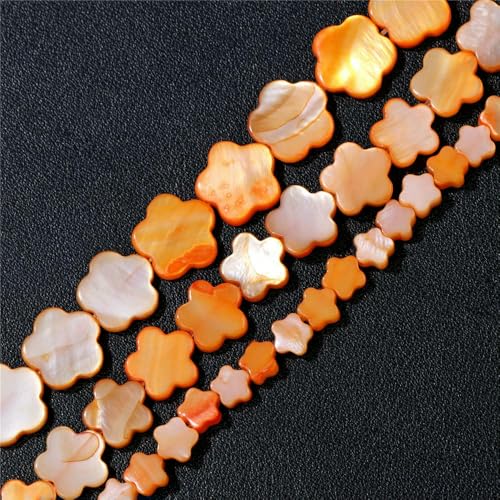 6/8/10/12 mm mehrfarbige Herz-Muschelperlen, gefärbte natürliche Süßwasser-Perlmuttperlen zur Schmuckherstellung, DIY-Armbänder, Ohrringe, Nr. 34, Blume, 1 von QOVBD
