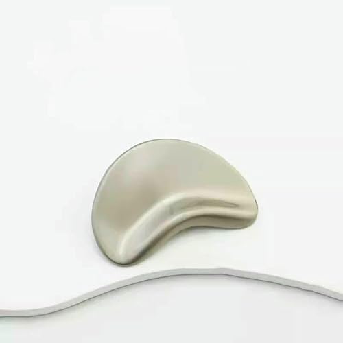 6 Stück Mondförmige, gebogene Klingenform, Hochwertige, halbmondförmige Metallknöpfe, Designer-Accessoires, Mantel-, Windjacken- und Anzugknöpfe-Silber 6 Stück 6 Stück Mondförmige, gebogene Klingenform, Hochwertige, halbmondförmige Metallknöpfe, Designer-Accessoires, Mantel-, Windjacken- und Anzugknöpfe-Silber 6 Stück von QOVBD