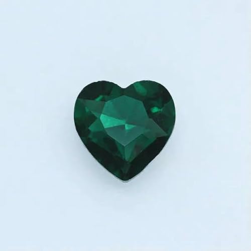 8–27 mm Herzform, handgefertigt, Pointback-Strasssteine, Glas, DIY-Kristall-Strasssteine, Kleidungsstück, Kleid, Dekorationsperlen, Erinit, 8 mm, 20 Stück von QOVBD