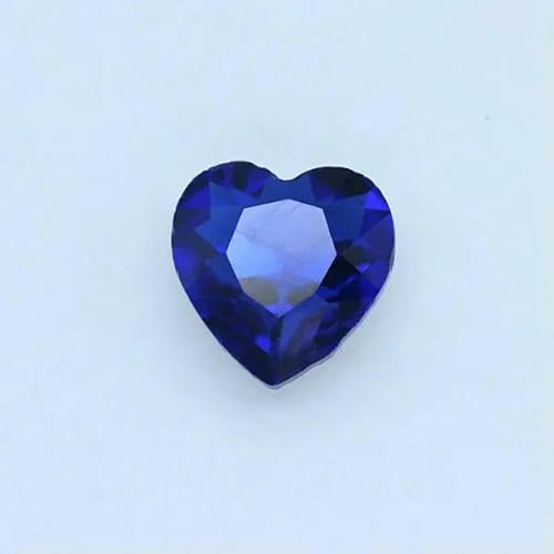 8–27 mm Herzform, handgefertigt, Pointback-Strasssteine, Glas, DIY-Kristall-Strasssteine, Kleidungsstück, Kleid, Dekorationsperlen, Saphir, 8 mm, 20 Stück von QOVBD
