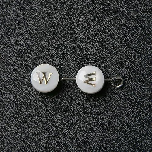 8 mm Perlmutt-Muschelperle, 26 Großbuchstaben, weiß, natürliche Perlen, Muschelbuchstaben, runde Perlen, Schmuckherstellung, Zubehör, DIY-W-10 Stück 8 mm Perlmutt-Muschelperle, 26 Großbuchstaben, weiß, natürliche Perlen, Muschelbuchstaben, runde Perlen, Schmuckherstellung, Zubehör, DIY-W-10 Stück von QOVBD
