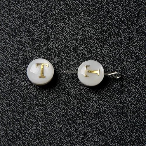 8 mm Perlmutt-Muschelperle, 26 Großbuchstaben, weiß, natürliche Perlmutt-Muschel, runde Perlen, Schmuckherstellung, Zubehör, DIY-T-26 Stück 8 mm Perlmutt-Muschelperle, 26 Großbuchstaben, weiß, natürliche Perlmutt-Muschel, runde Perlen, Schmuckherstellung, Zubehör, DIY-T-26 Stück von QOVBD