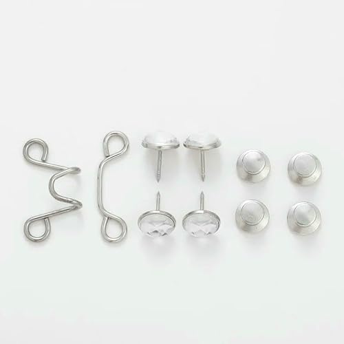 Adjustable Waist Buckle Extender No Sewing Pant Clips Waist Tightener Button for Jeans Skirts Sleeves Fit Button Pins Tool-White Rhinestones Adjustable Waist Buckle Extender No Sewing Pant Clips Waist Tightener Button for Jeans Skirts Sleeves Fit Button Pins Tool-White Rhinestones von QOVBD