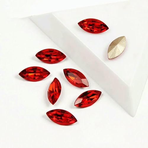 Aufnähsteine, Goldkralle, Schmuck-Strasssteine, AAAAA, Nähkristalle, Pointback-Kristall, DIY-Handwerk für Kleider, Siam, mit Goldkralle, 4 x 8 mm, 45 Stück Aufnähsteine, Goldkralle, Schmuck-Strasssteine, AAAAA, Nähkristalle, Pointback-Kristall, DIY-Handwerk für Kleider, Siam, mit Goldkralle, 4 x 8 mm, 45 Stück von QOVBD