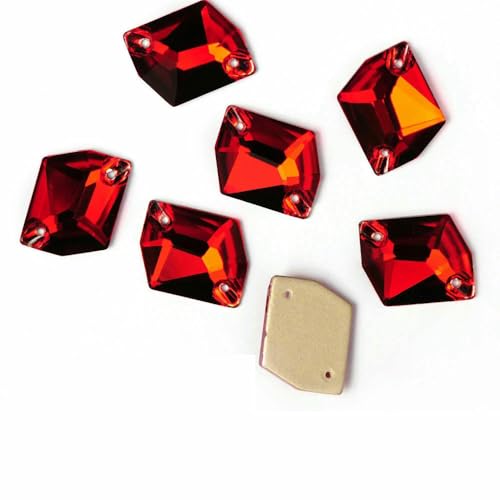 Brillante Strass-Applikation in Siam-Rot zum Aufnähen, loser Edelstein, flache Rückseite, Motiv, Strass, DIY-Diamant für Kleidungsstücke, kosmisch, 11 x 14, 20 Stück, 1 mm Brillante Strass-Applikation in Siam-Rot zum Aufnähen, loser Edelstein, flache Rückseite, Motiv, Strass, DIY-Diamant für Kleidungsstücke, kosmisch, 11 x 14, 20 Stück, 1 mm von QOVBD