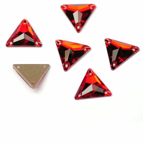 Brillante Strass-Applikation in Siam-Rot zum Aufnähen, loser Edelstein, flache Rückseite, Motiv-Strass, DIY-Diamant für Kleidungsstücke, Dreieck, 12 mm, 24 Stück, 1 mm Brillante Strass-Applikation in Siam-Rot zum Aufnähen, loser Edelstein, flache Rückseite, Motiv-Strass, DIY-Diamant für Kleidungsstücke, Dreieck, 12 mm, 24 Stück, 1 mm von QOVBD
