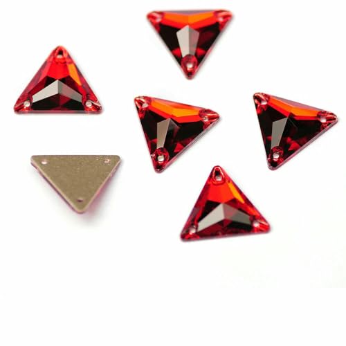 Brillante Strass-Applikation in Siam-Rot zum Aufnähen, loser Edelstein, flache Rückseite, Motiv-Strass, DIY-Diamant für Kleidungsstücke, Dreieck, 16 mm, 18 Stück, 1 mm Brillante Strass-Applikation in Siam-Rot zum Aufnähen, loser Edelstein, flache Rückseite, Motiv-Strass, DIY-Diamant für Kleidungsstücke, Dreieck, 16 mm, 18 Stück, 1 mm von QOVBD