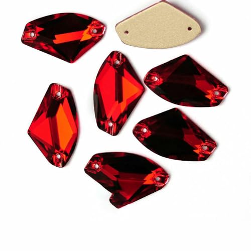 Brillante Strass-Applikation in Siam-Rot zum Aufnähen, loser Edelstein, flache Rückseite, Motiv-Strass, DIY-Diamant für Kleidungsstücke, galaktisch, 9 x 14, 30 Stück, 1 mm Brillante Strass-Applikation in Siam-Rot zum Aufnähen, loser Edelstein, flache Rückseite, Motiv-Strass, DIY-Diamant für Kleidungsstücke, galaktisch, 9 x 14, 30 Stück, 1 mm von QOVBD