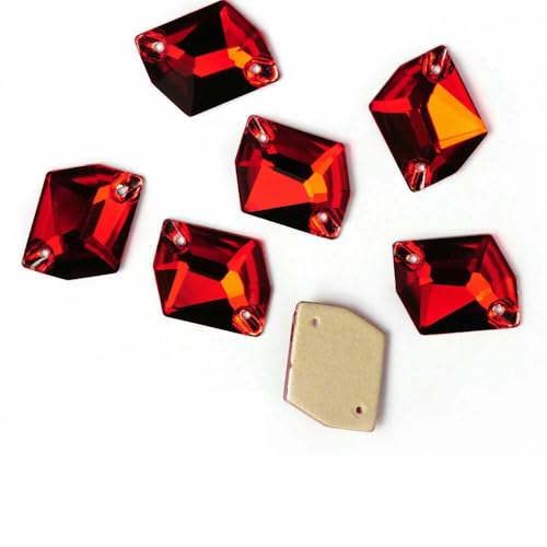 Brillante Strass-Applikation in Siam-Rot zum Aufnähen, loser Edelstein, flache Rückseite, Motiv-Strass, DIY-Diamant für Kleidungsstücke, kosmisch, 13 x 17, 16 Stück, 1 mm Brillante Strass-Applikation in Siam-Rot zum Aufnähen, loser Edelstein, flache Rückseite, Motiv-Strass, DIY-Diamant für Kleidungsstücke, kosmisch, 13 x 17, 16 Stück, 1 mm von QOVBD