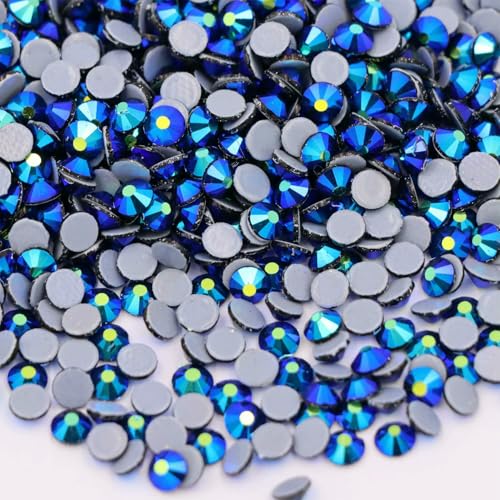 Crystal AB Hotfix-Strasssteine für Handarbeiten, Kleidung, flache Rückseite, Hotfix-Edelsteine, Strass-Glitzer für Stoff, DIY-Dekoration, 28 Jet AB-SS20, 1440 Crystal AB Hotfix-Strasssteine für Handarbeiten, Kleidung, flache Rückseite, Hotfix-Edelsteine, Strass-Glitzer für Stoff, DIY-Dekoration, 28 Jet AB-SS20, 1440 von QOVBD