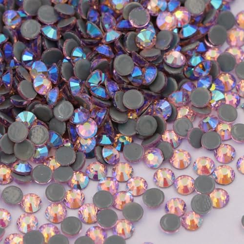 Crystal AB Hotfix-Strasssteine für Handarbeiten, Kleidung, flache Rückseite, Hotfix-Edelsteine, Strass-Glitzer für Stoff, DIY-Dekoration, 47 Hellrosa AB-SS30, Crystal AB Hotfix-Strasssteine für Handarbeiten, Kleidung, flache Rückseite, Hotfix-Edelsteine, Strass-Glitzer für Stoff, DIY-Dekoration, 47 Hellrosa AB-SS30, von QOVBD