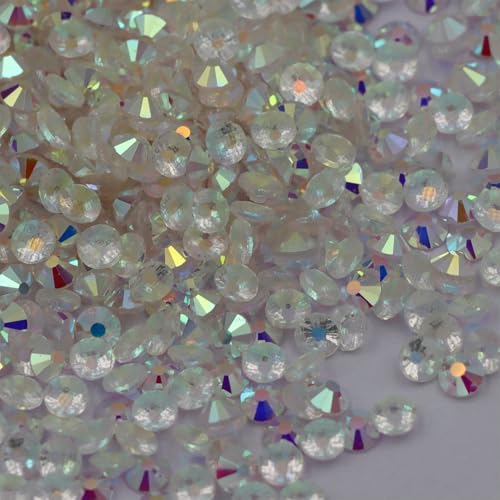 Crystal AB Hotfix-Strasssteine für Handarbeiten, Kleidung, flache Rückseite, Hotfix-Edelsteine, Strass-Glitzer für Stoff, DIY-Dekoration, 65 Klar AB-SS6, 1440 Crystal AB Hotfix-Strasssteine für Handarbeiten, Kleidung, flache Rückseite, Hotfix-Edelsteine, Strass-Glitzer für Stoff, DIY-Dekoration, 65 Klar AB-SS6, 1440 von QOVBD
