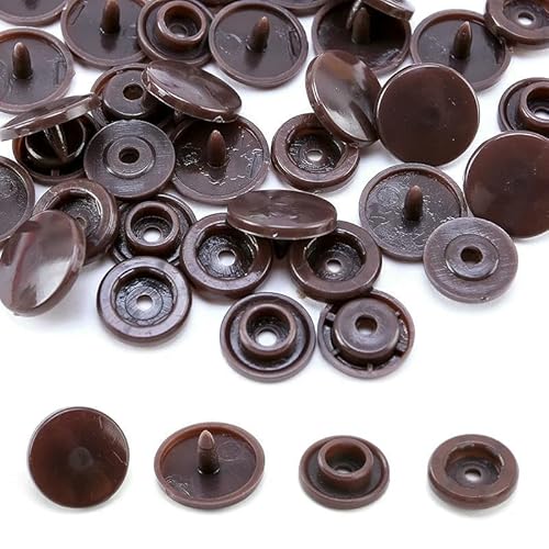 Druckknöpfe für Kleidung im Großhandel, T5-Knöpfe, DIY-Druckknöpfe für Kleidungsstücke, verwendet für Kinderwindeln/Lätzchen/Taschen/Ordner/-Brauner Druckknopf-600 Sets Knöpfe Druckknöpfe für Kleidung im Großhandel, T5-Knöpfe, DIY-Druckknöpfe für Kleidungsstücke, verwendet für Kinderwindeln/Lätzchen/Taschen/Ordner/-Brauner Druckknopf-600 Sets Knöpfe von QOVBD