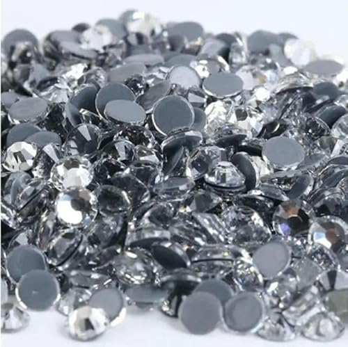 Farbe AB Wärmereparatur-Strasssteine, Glas-Strasssteine für Nagelkunst und Stoffdekoration-Kristallklar-ss30 288 Stück von QOVBD