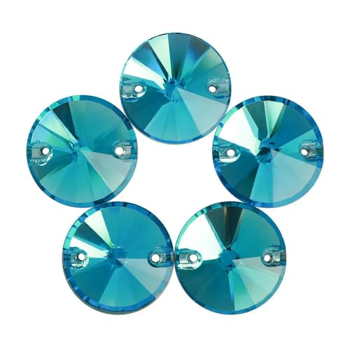 Flache Basis, Glas-Strasssteine zum Aufnähen, Form, Glitzer, Nähsteine, Kristall, für Kleidungsstücke, Basteln, DIY-Dekoration, Aquamarin, 8 mm, 84 Stück Flache Basis, Glas-Strasssteine zum Aufnähen, Form, Glitzer, Nähsteine, Kristall, für Kleidungsstücke, Basteln, DIY-Dekoration, Aquamarin, 8 mm, 84 Stück von QOVBD