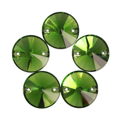 Flache Basis, Glas-Strasssteine zum Aufnähen, Form, Glitzer, Nähsteine, Kristall für Kleidungsstücke, Basteln, DIY-Dekoration, Farngrün, 8 mm, 84 Stück Flache Basis, Glas-Strasssteine zum Aufnähen, Form, Glitzer, Nähsteine, Kristall für Kleidungsstücke, Basteln, DIY-Dekoration, Farngrün, 8 mm, 84 Stück von QOVBD