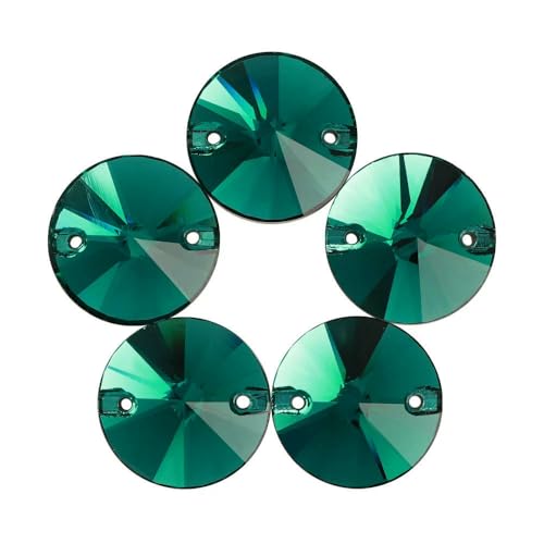 Flache Basis, Glas-Strasssteine zum Aufnähen, Form, Glitzer, Nähsteine, Kristall für Kleidungsstücke, Basteln, DIY-Dekoration, Smaragdgrün, 8 mm, 84 Stück Flache Basis, Glas-Strasssteine zum Aufnähen, Form, Glitzer, Nähsteine, Kristall für Kleidungsstücke, Basteln, DIY-Dekoration, Smaragdgrün, 8 mm, 84 Stück von QOVBD