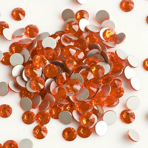 Flatback-Kristall-Strasssteine, Nagelkleidung für Handarbeiten, DIY, Basteln, Dekor, Edelsteine, Hyazinthe, SS20, 1440 Stück von QOVBD