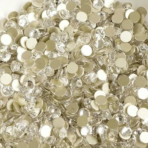 Flatback-Kristall-Strasssteine, Nagelkleidung für Handarbeiten, DIY, Basteln, Dekor, Edelsteine, Kristall, SS8, 1440 Stück von QOVBD